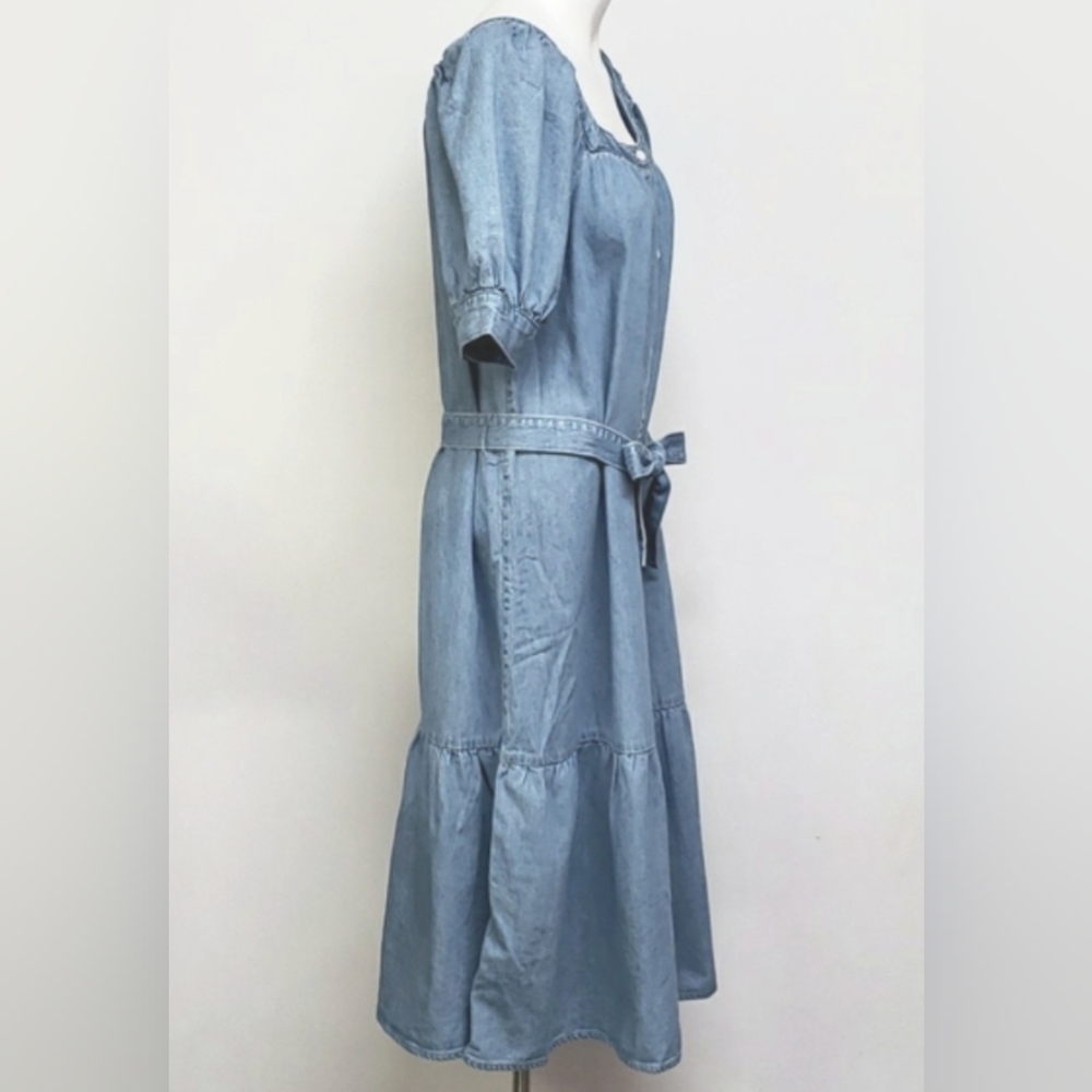Levi's Light Blue Midi Dress - Picture 6 of 15